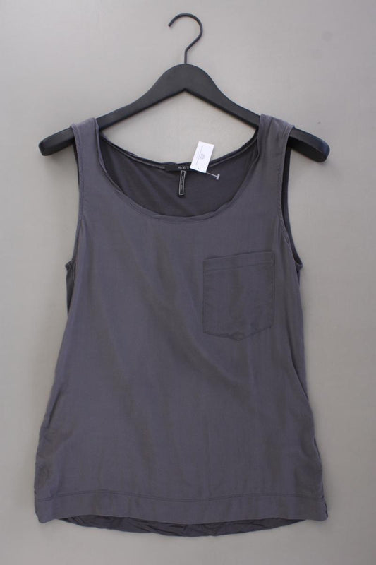 Set Ärmellose Bluse Gr. 36 grau aus Viskose