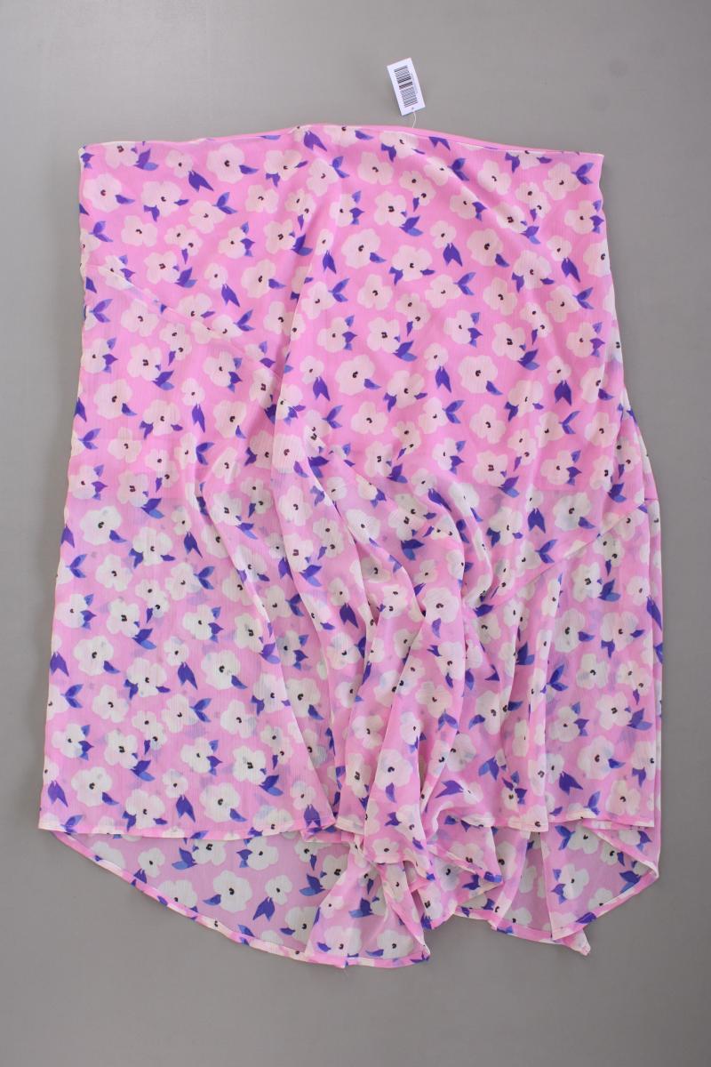 Midirock Gr. 48 mit Blumenmuster pink