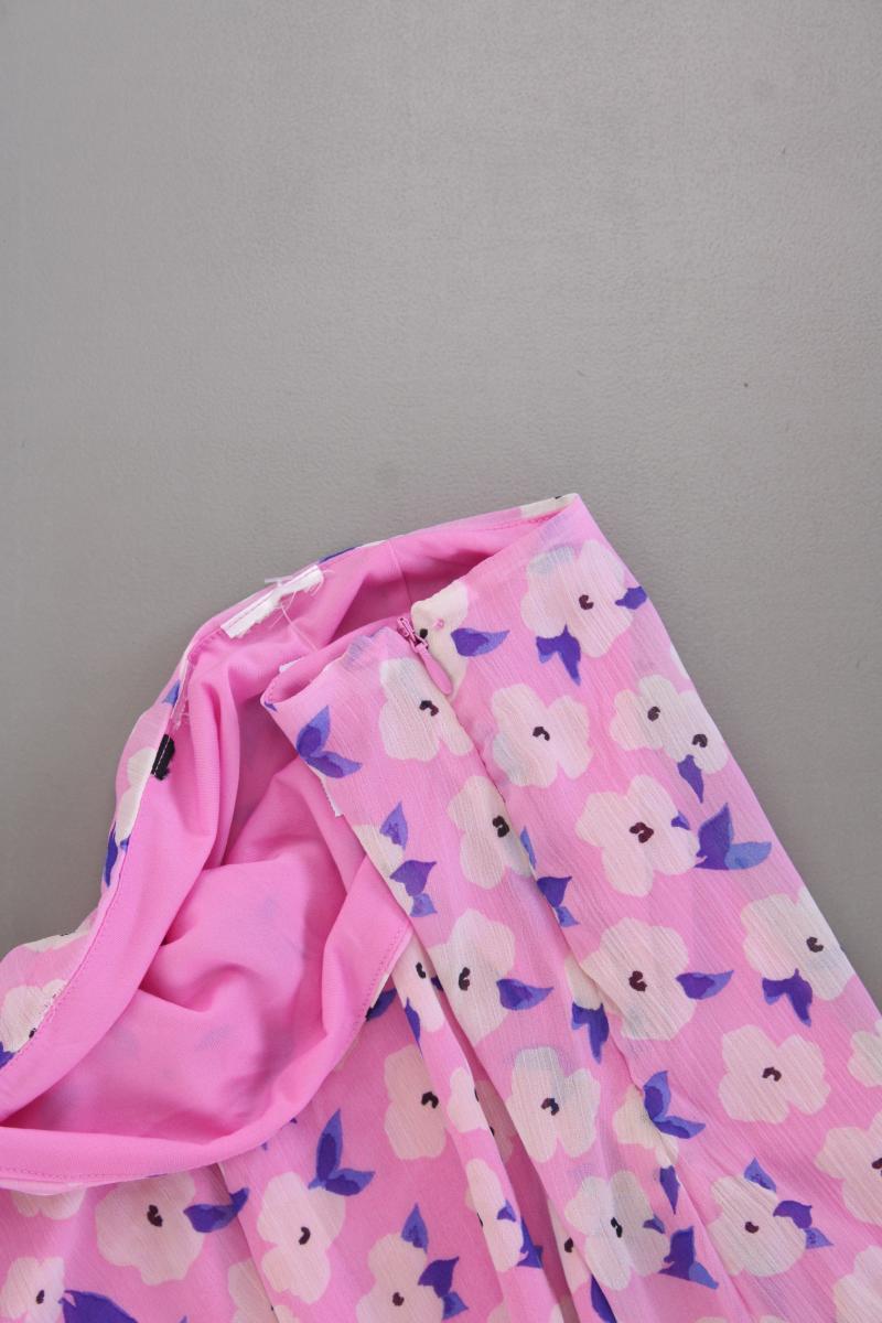 Midirock Gr. 48 mit Blumenmuster pink