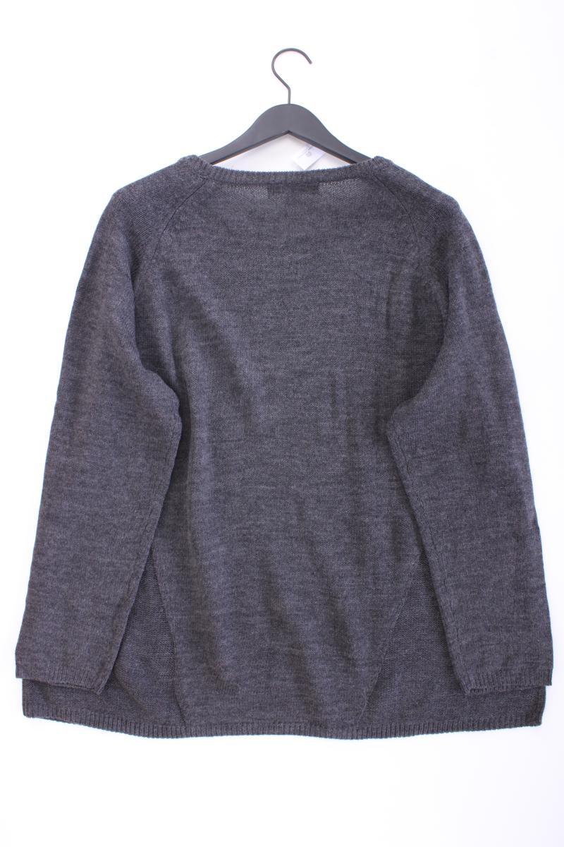 Janet & Joyce Langarmpullover Gr. 52/54 grau aus Polyacryl