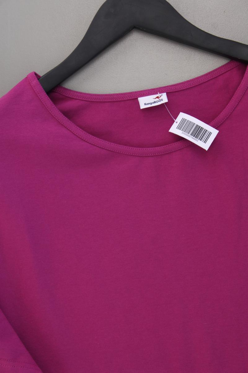 Kangaroos T-Shirt Gr. 52/54 neuwertig Kurzarm lila aus Baumwolle