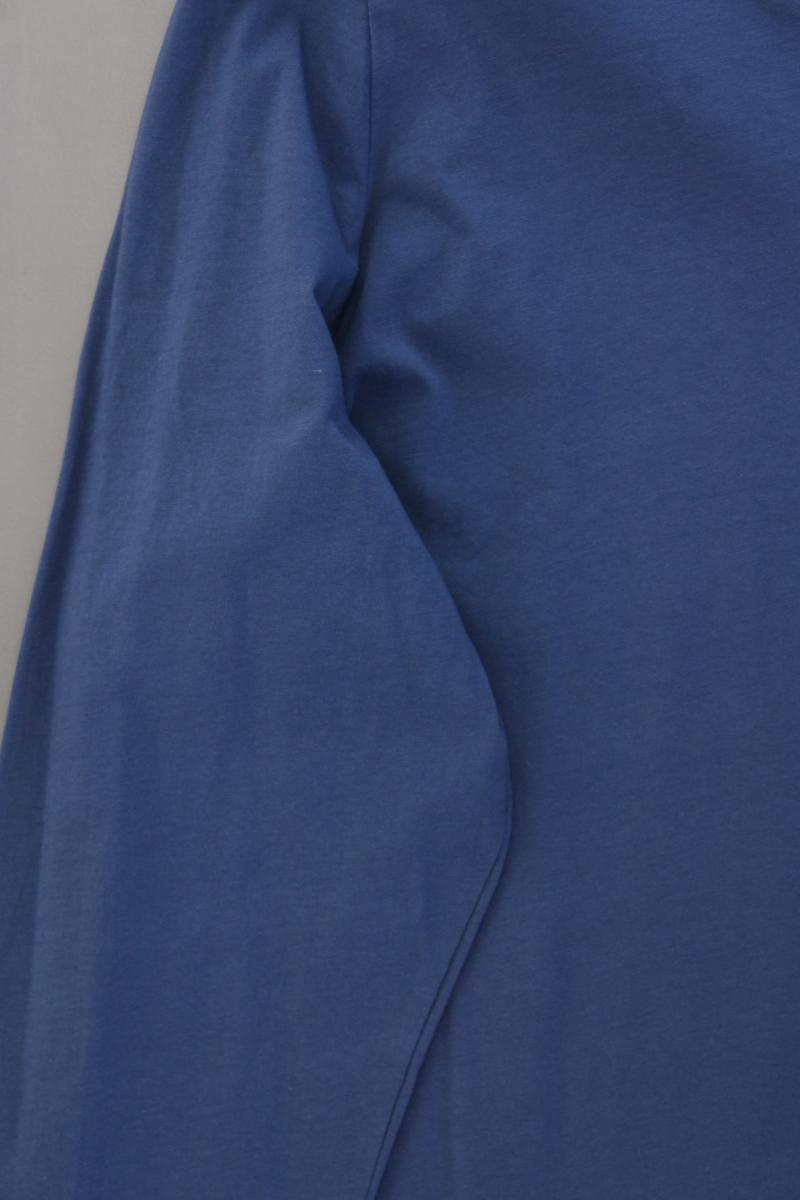 Ulla Popken Longsleeve-Shirt Gr. 54/56 Langarm blau aus Baumwolle