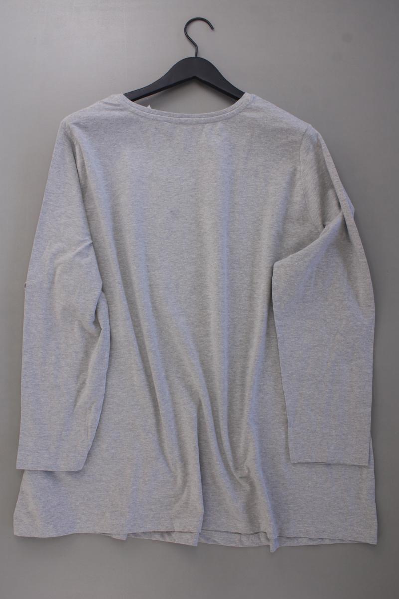 Janet & Joyce Longsleeve-Shirt Gr. 56 Langarm grau aus Baumwolle