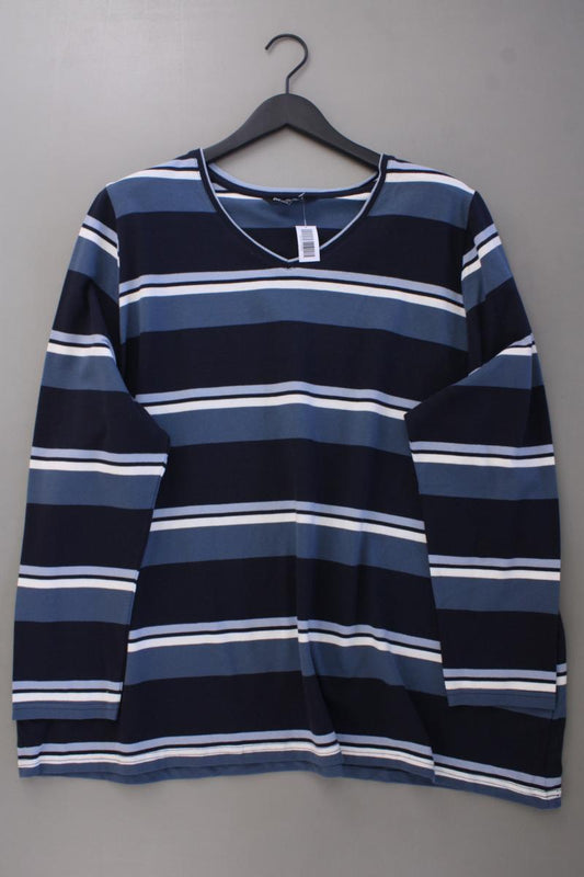 Ulla Popken Feinstrickpullover Gr. 54/56 gestreift neuwertig blau aus Baumwolle
