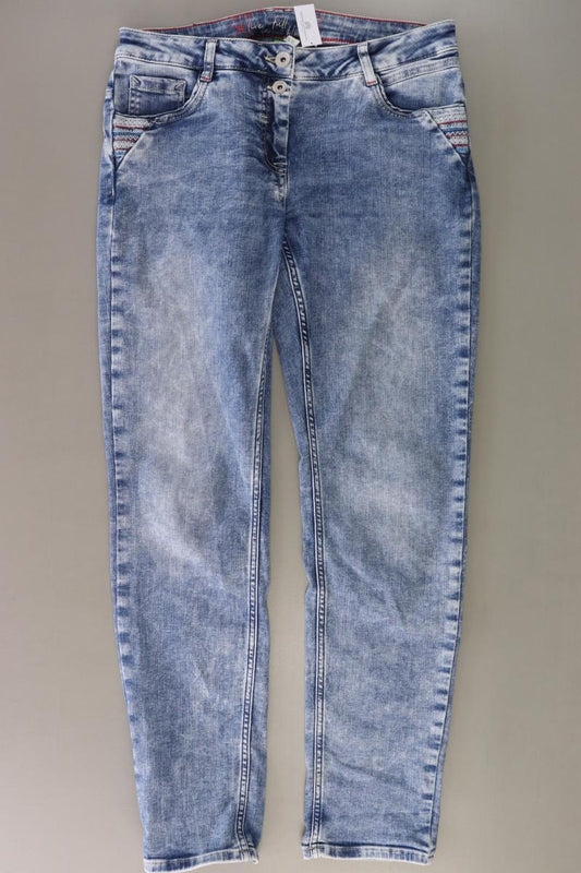 Cecil Straight Jeans Gr. W30 blau aus Baumwolle