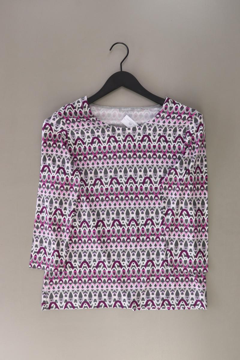 Rabe Printshirt Gr. 40 3/4 Ärmel lila aus Baumwolle