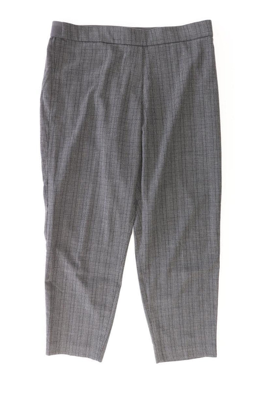 Esprit Stoffhose Gr. 42 kariert grau aus Viskose