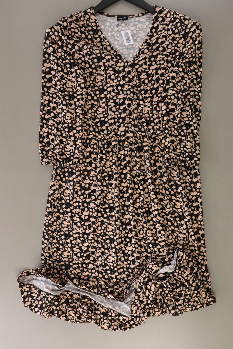 Laura Scott Jerseykleid Gr. 34 3/4 Ärmel schwarz aus Viskose