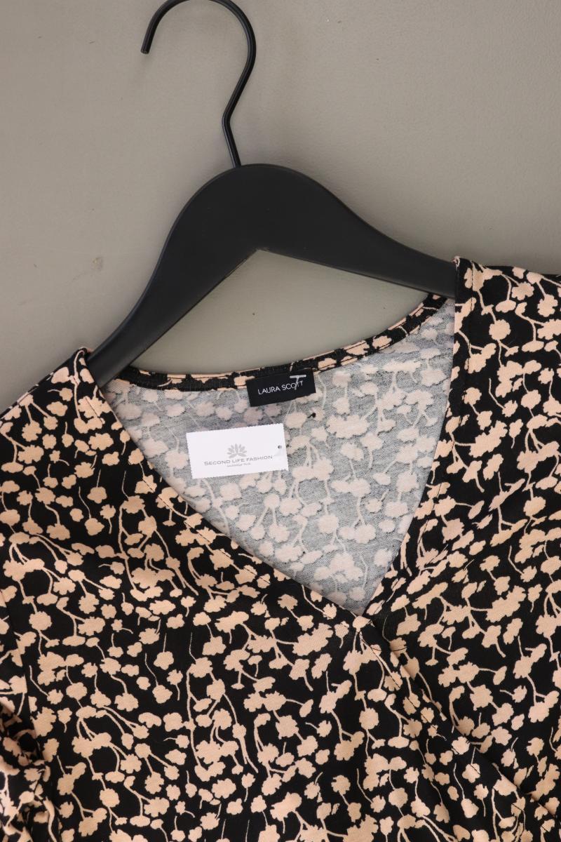 Laura Scott Jerseykleid Gr. 34 3/4 Ärmel schwarz aus Viskose