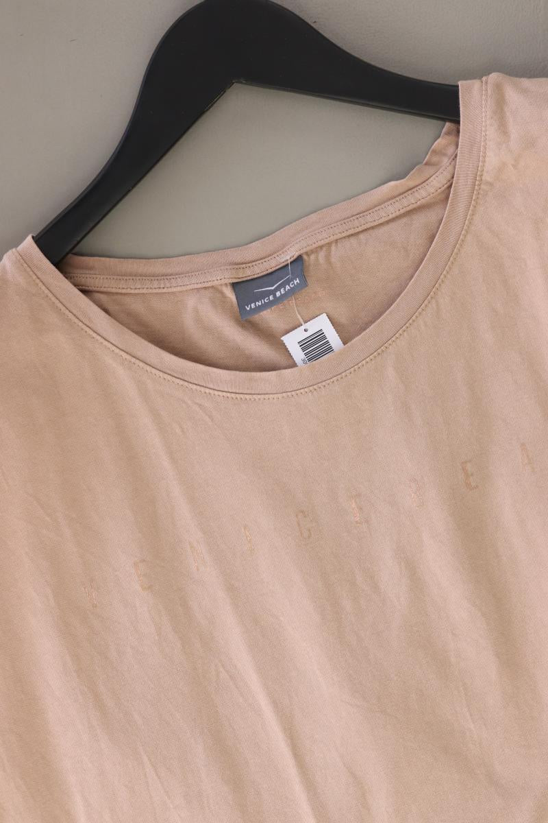 Venice Beach T-Shirt Gr. 44/46 Kurzarm creme aus Baumwolle