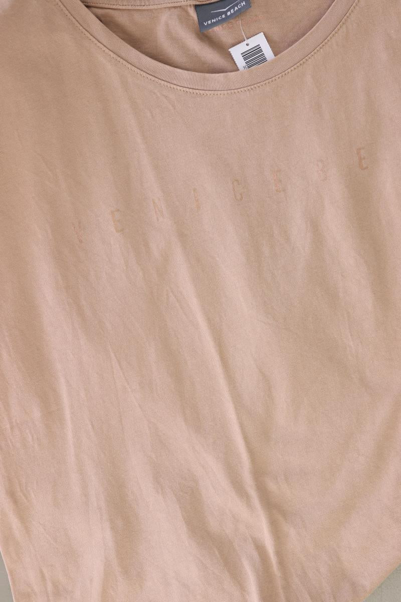 Venice Beach T-Shirt Gr. 44/46 Kurzarm creme aus Baumwolle