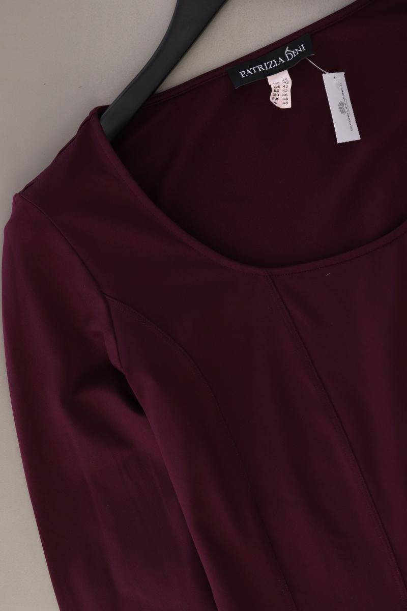 Patrizia Dini Longsleeve-Shirt Gr. 40 Langarm lila aus Polyester