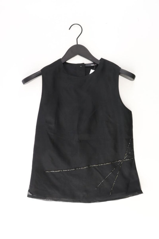 Jake*s Seidenbluse Gr. 36 Ärmellos Vintage schwarz