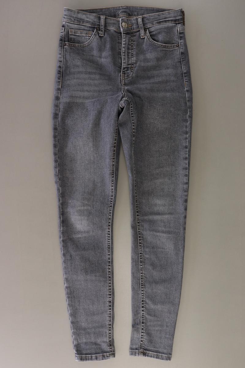 Topshop Skinny Jeans Gr. W26/L32 grau aus Baumwolle