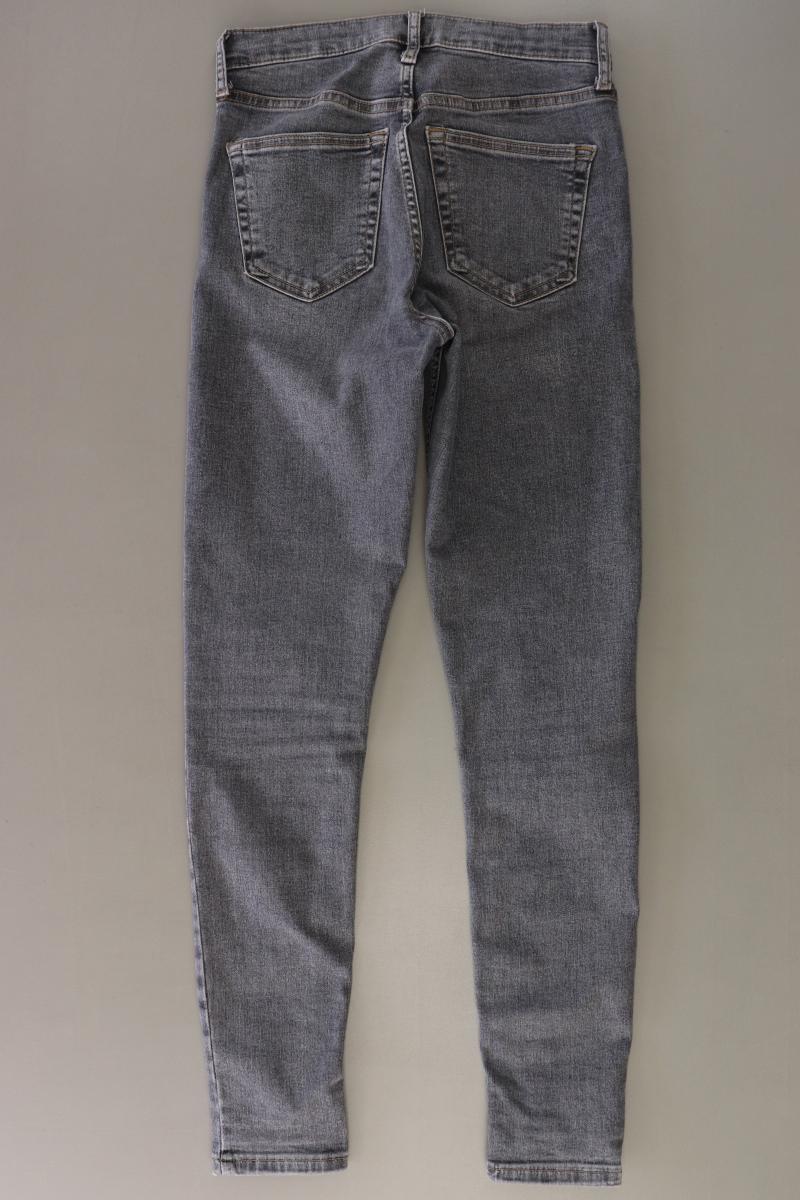 Topshop Skinny Jeans Gr. W26/L32 grau aus Baumwolle