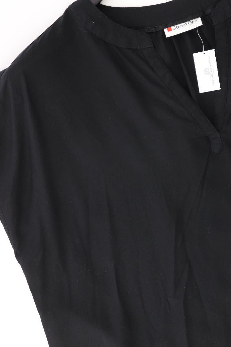 Street One Kurzarmbluse Gr. 40 schwarz aus Viskose