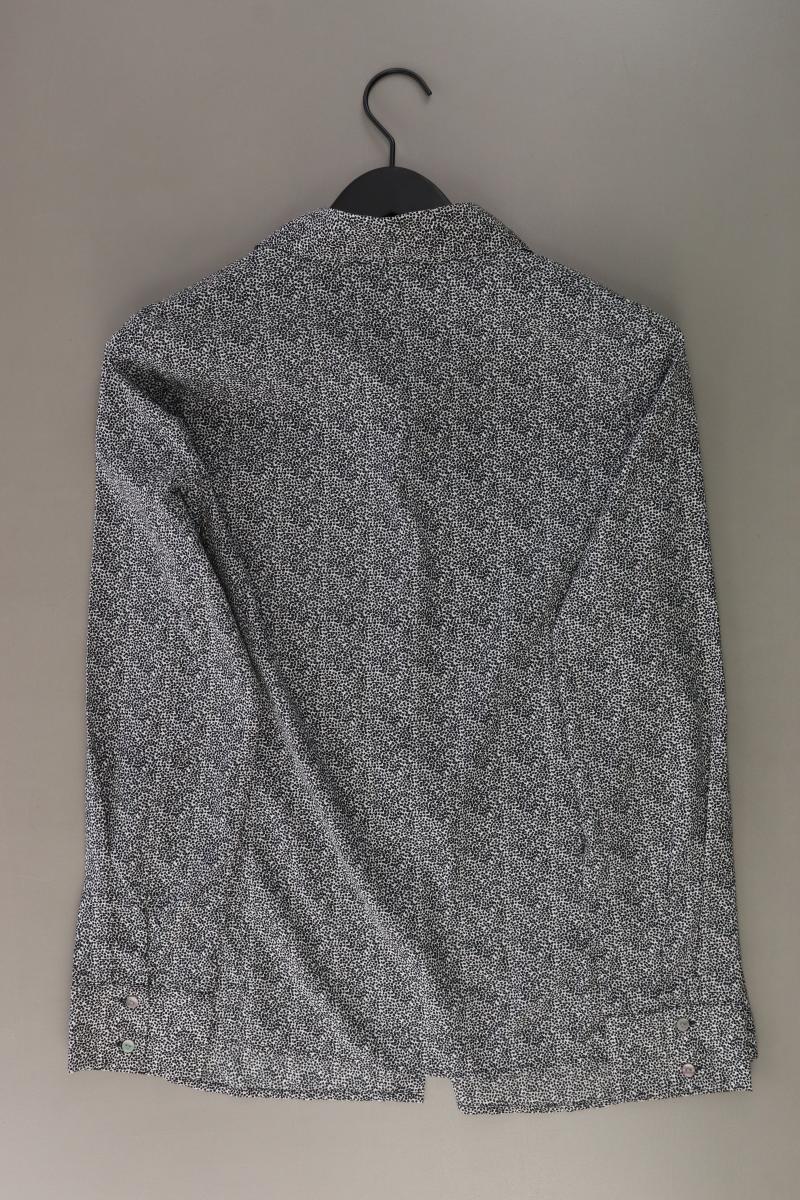 Daniel Hechter Langarmbluse Gr. 40 grau aus Polyester