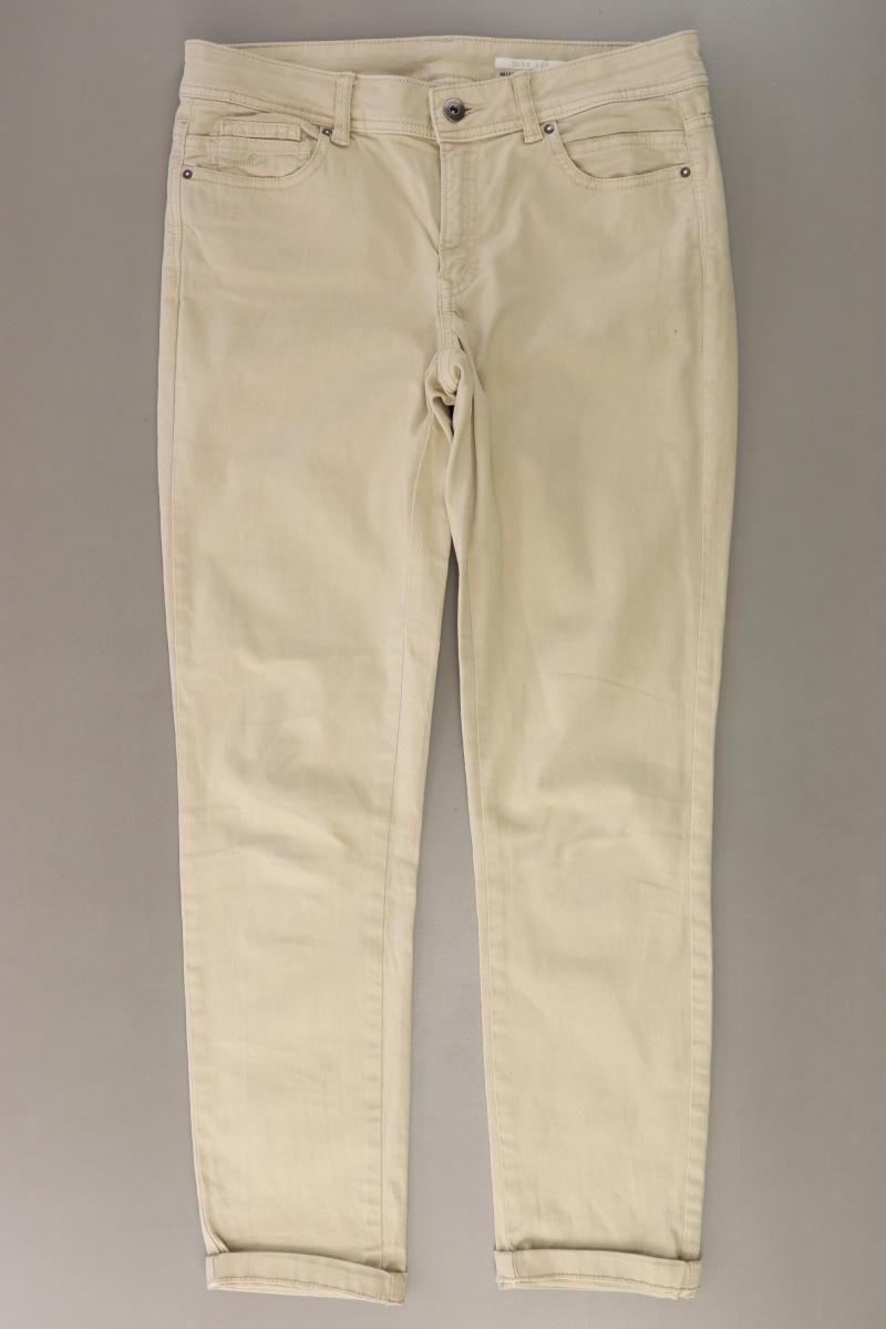 edc by Esprit Straight Jeans Gr. Kurzgröße 36 creme aus Baumwolle
