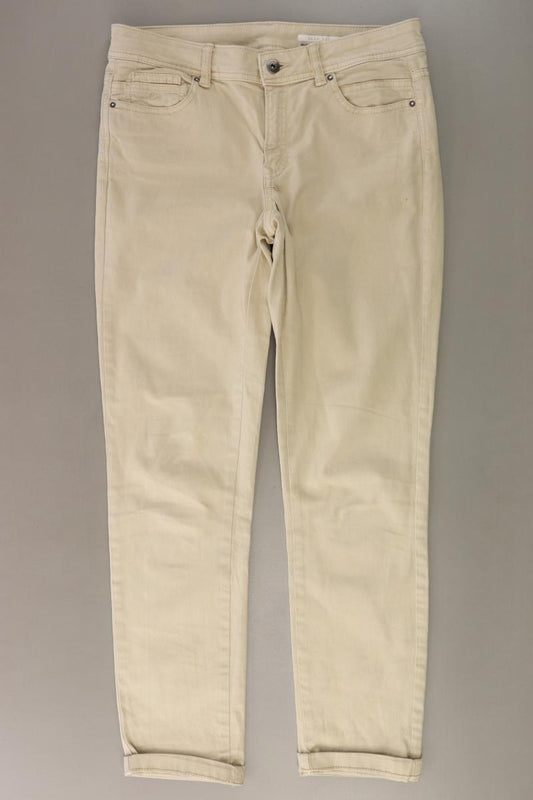 edc by Esprit Straight Jeans Gr. Kurzgröße 36 creme aus Baumwolle