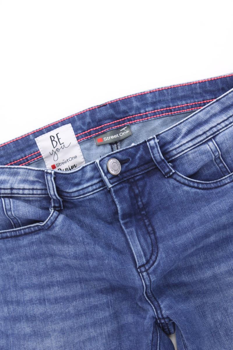 Street One Skinny Jeans Gr. W28 neuwertig blau aus Baumwolle