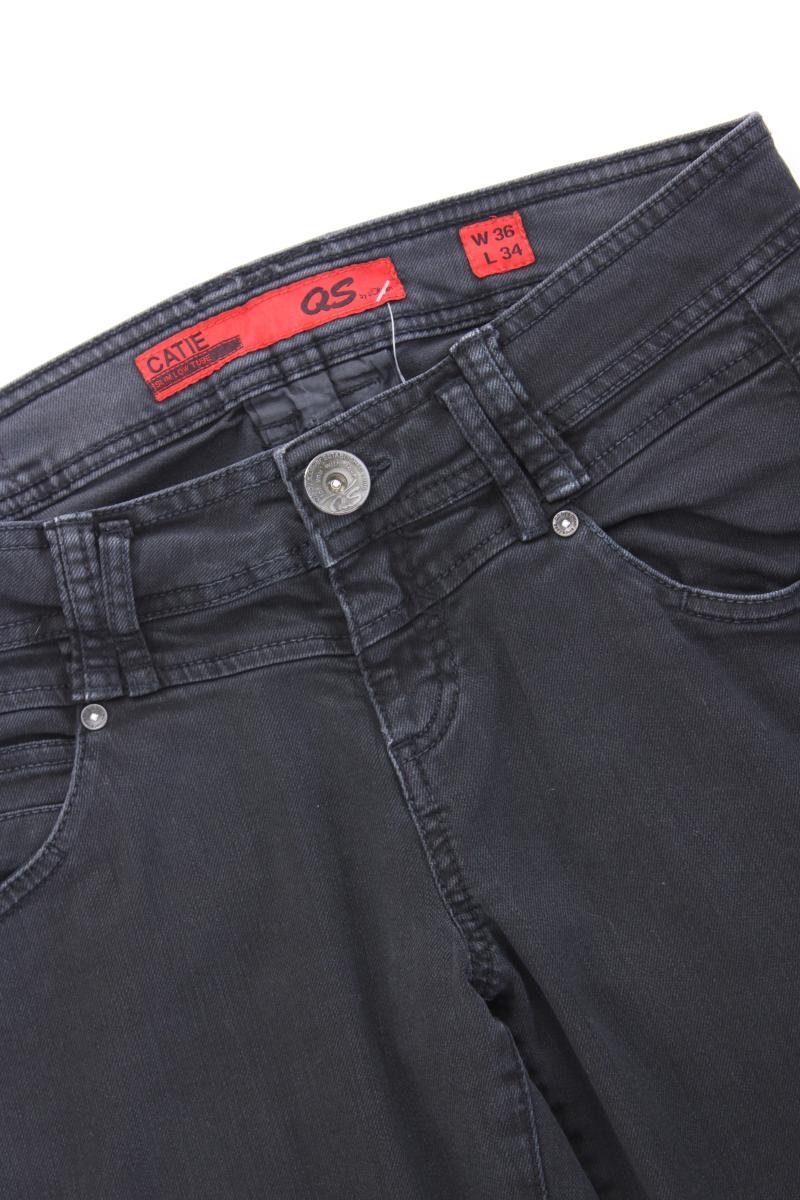 QS by s.Oliver Skinny Jeans Gr. 36/L34 grau aus Baumwolle