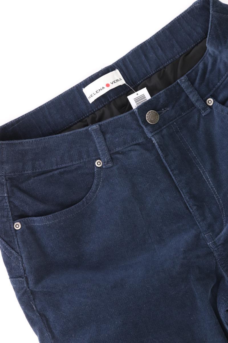 Helena Vera Cordhose Gr. Kurzgröße 20 blau aus Baumwolle