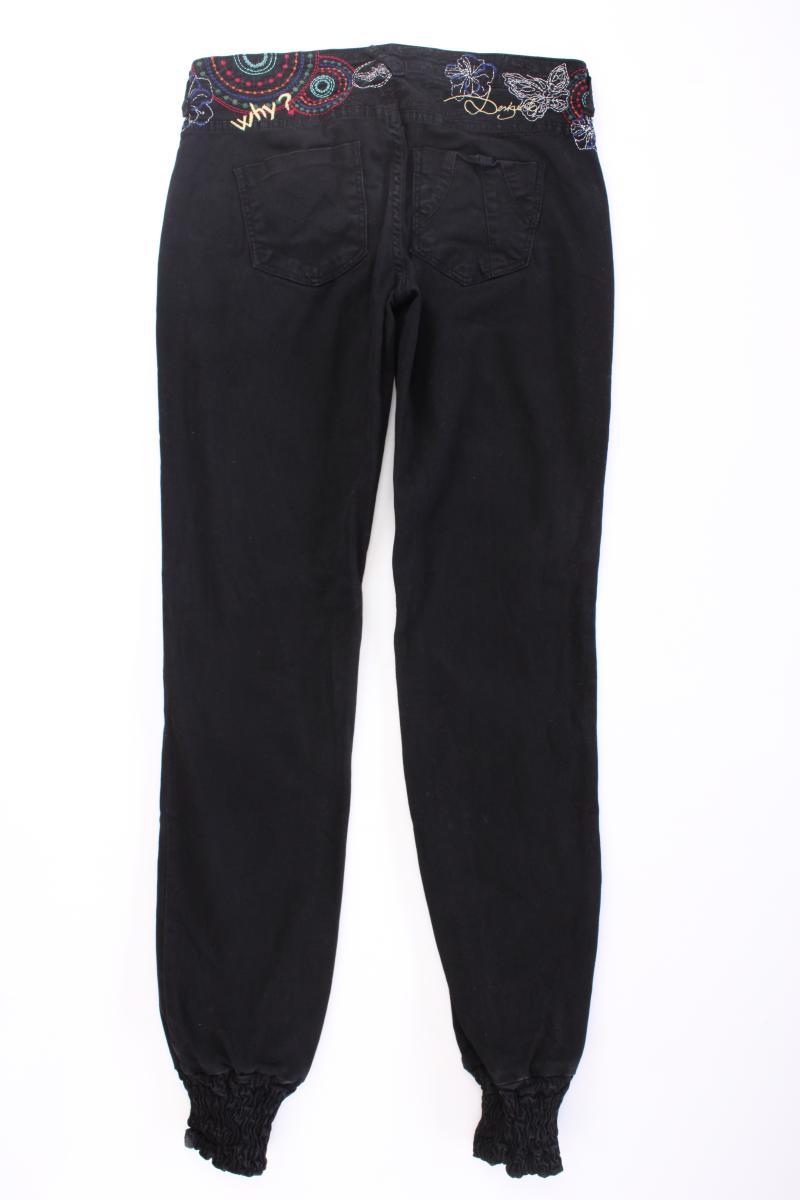 Desigual Five-Pocket-Hose Gr. W28 schwarz aus Baumwolle