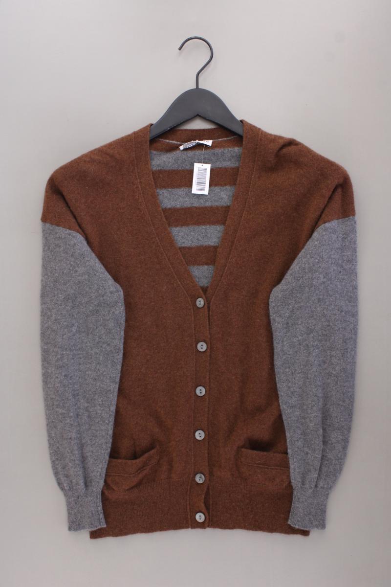 Insieme Cardigan aus Kaschmir Gr. 42 Langarm braun