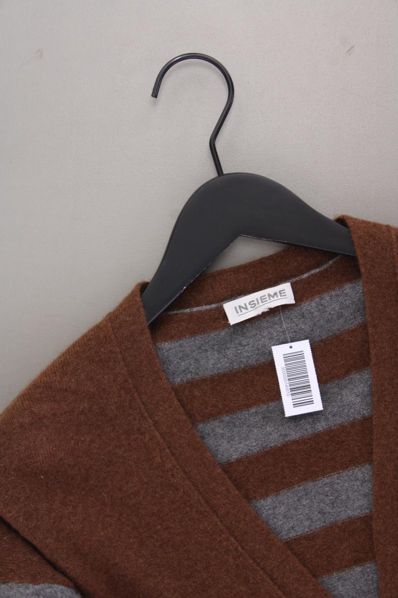 Insieme Cardigan aus Kaschmir Gr. 42 Langarm braun