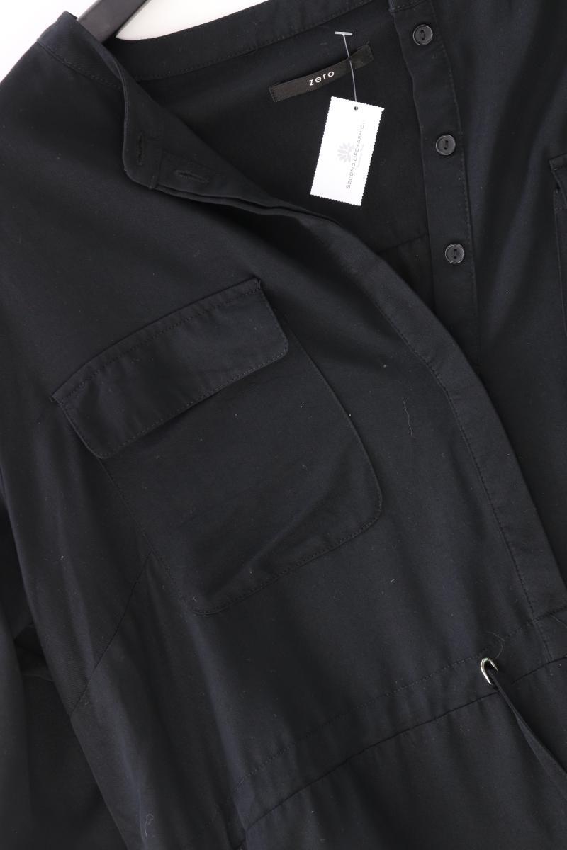 Zero Langarmkleid Gr. 42 schwarz aus Viskose