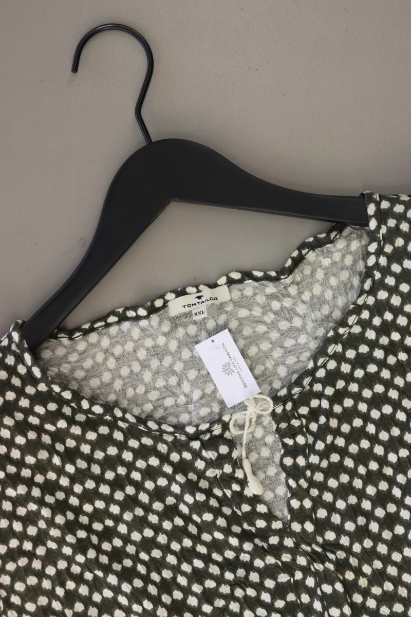 Tom Tailor T-Shirt Gr. XXL Kurzarm olivgrün aus Polyester
