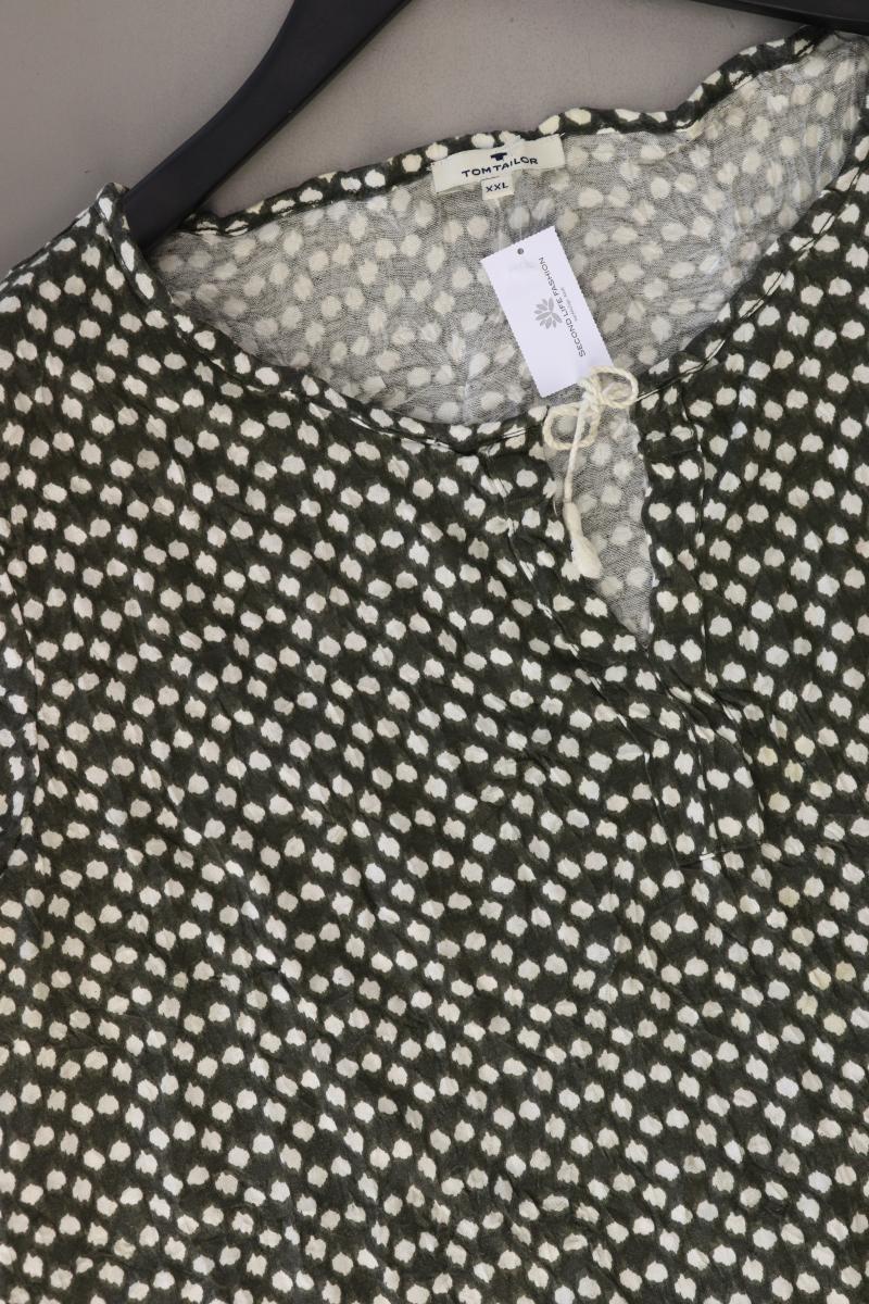 Tom Tailor T-Shirt Gr. XXL Kurzarm olivgrün aus Polyester