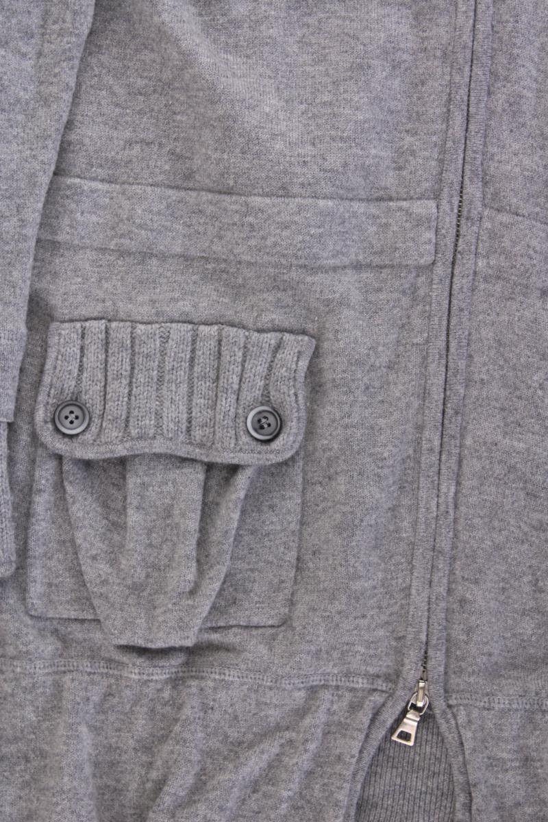 Nice Connection Strickjacke Gr. 40 Langarm grau aus Viskose