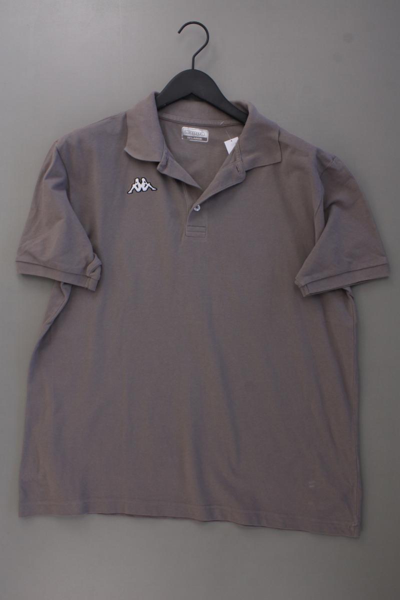 Kappa Poloshirt für Herren Gr. XXL neuwertig Kurzarm grau