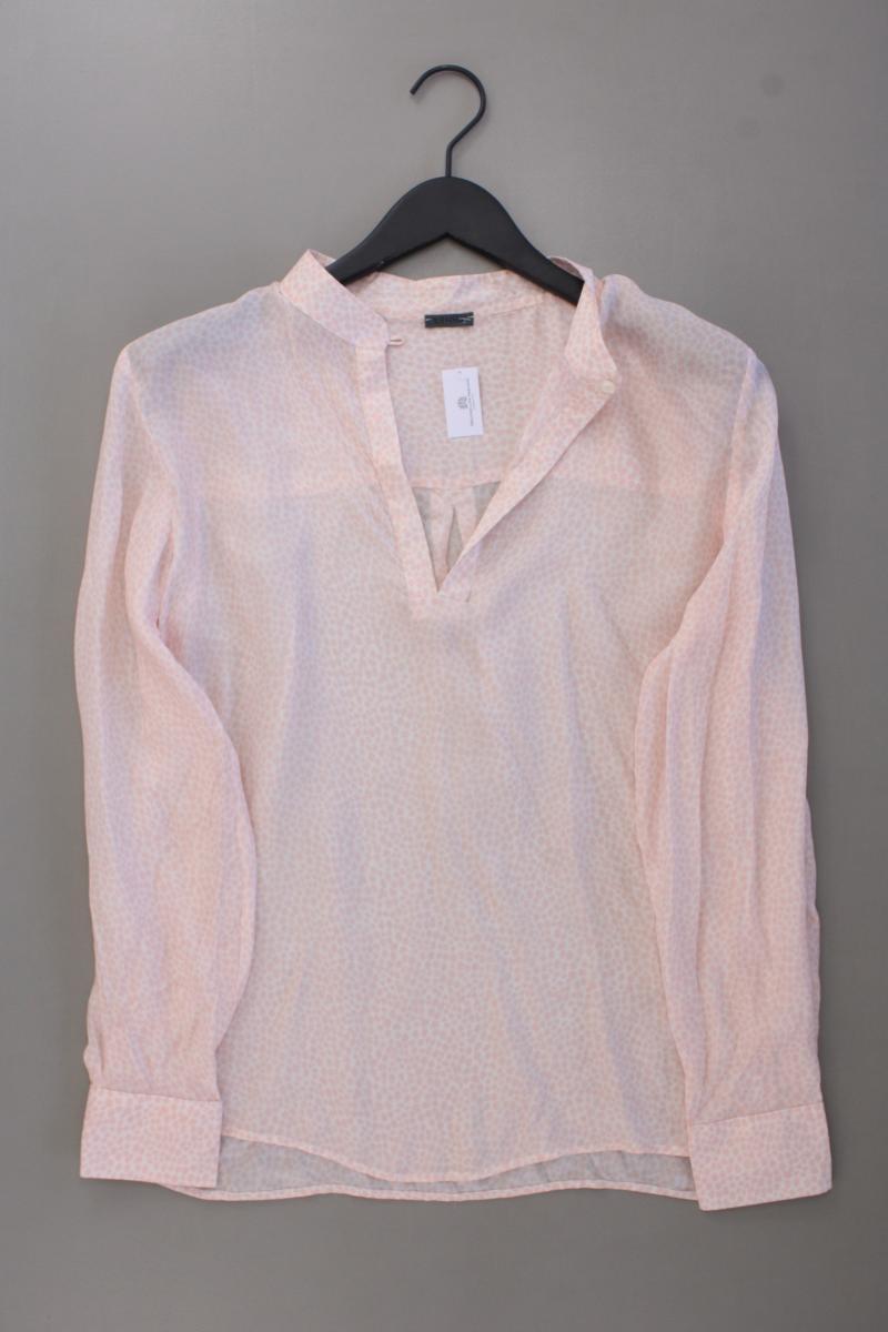 Sienna Seidenbluse Gr. 38 Langarm rosa
