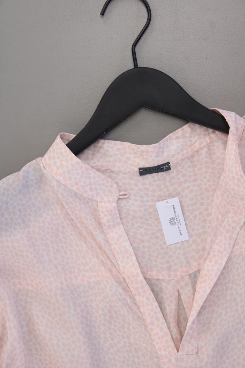 Sienna Seidenbluse Gr. 38 Langarm rosa