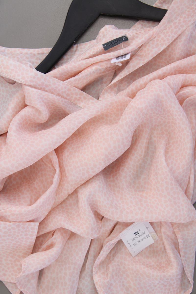 Sienna Seidenbluse Gr. 38 Langarm rosa
