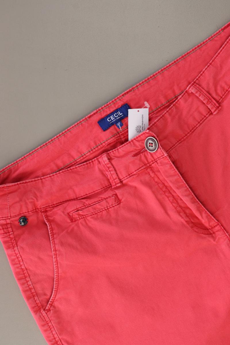 Cecil Hose Gr. W28 rot aus Baumwolle