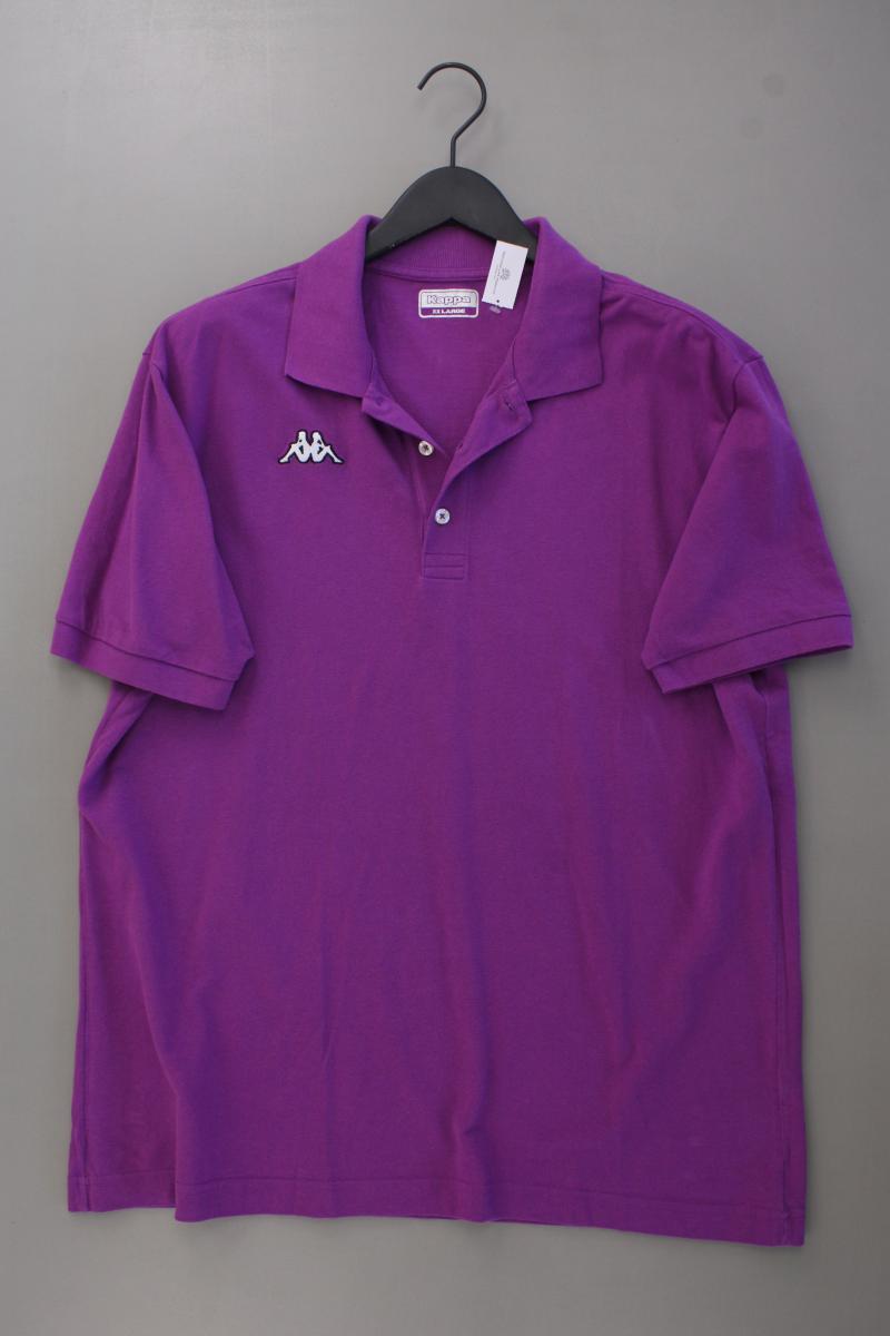 Kappa Poloshirt für Herren Gr. XXL Kurzarm lila