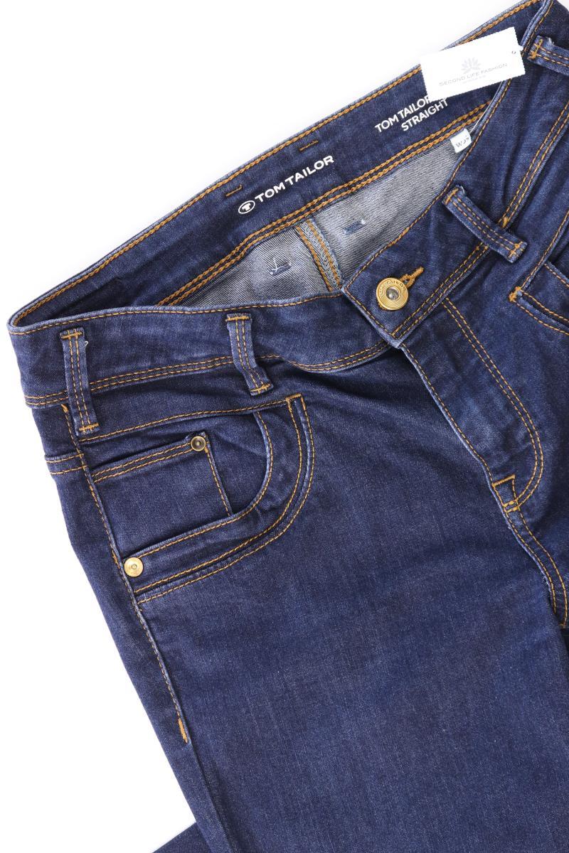 Tom Tailor Straight Jeans Gr. W27 blau aus Baumwolle