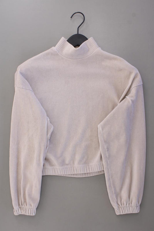 Bershka Crop Pullover Gr. XS creme