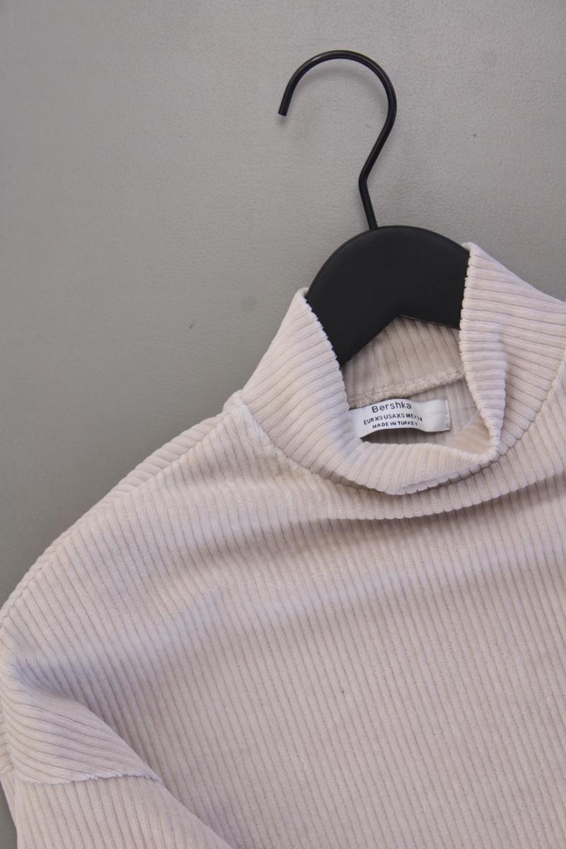 Bershka Crop Pullover Gr. XS creme