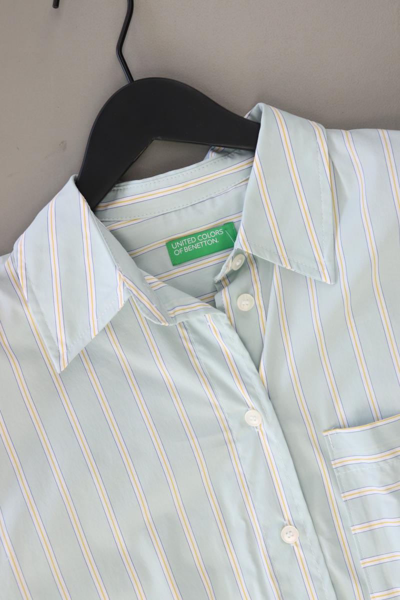 United Colors of Benetton Oversize Bluse Gr. S gestreift Langarm blau