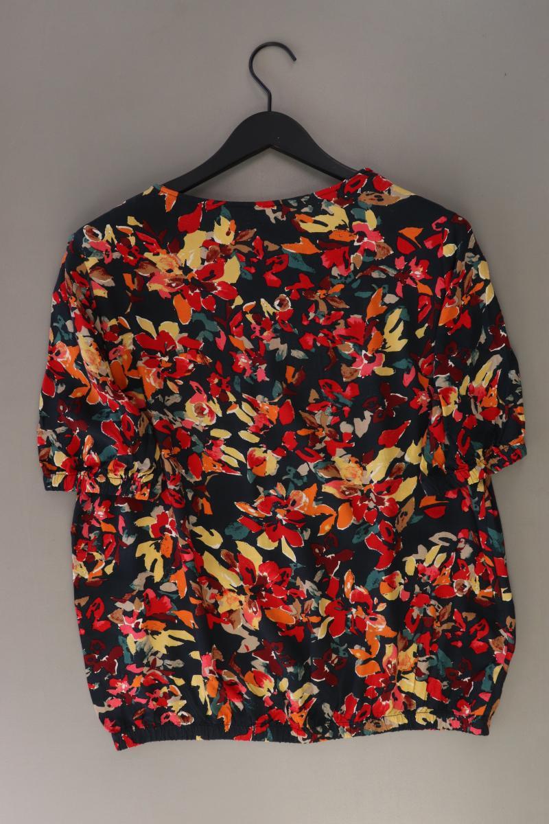 s.Oliver Kurzarmbluse Gr. 36 mit Blumenmuster rot aus Viskose
