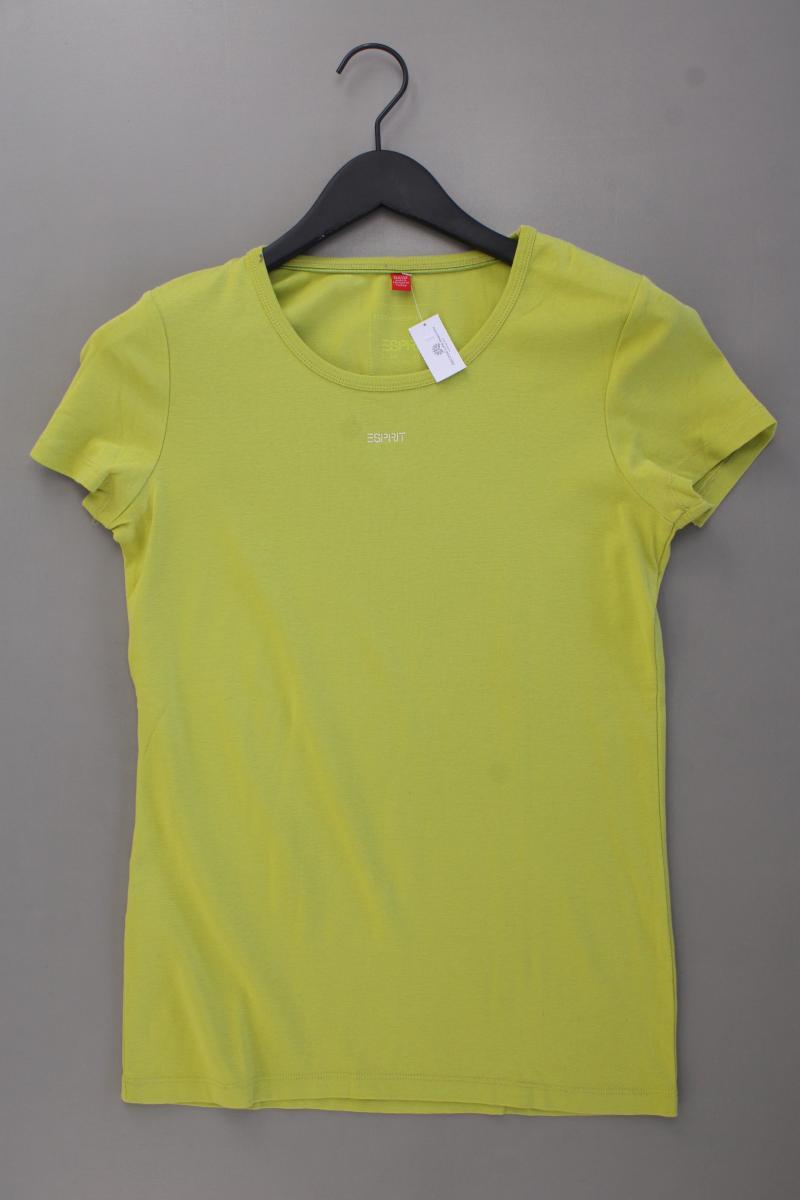 Esprit T-Shirt limettengrün Gr. L Kurzarm aus Baumwolle