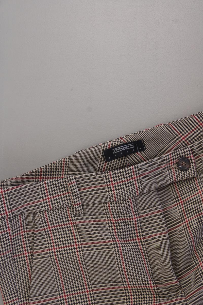 Zerres Stoffhose Gr. 40 hahnentritt neuwertig braun aus Polyester