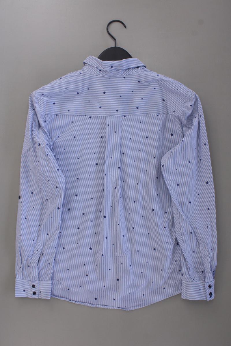 edc by Esprit Langarmbluse Gr. S gestreift blau aus Baumwolle
