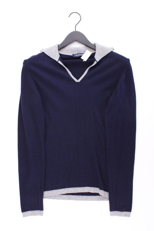 Cashmerissimi Pullover mit Kaschmir Gr. L blau aus Polyamid