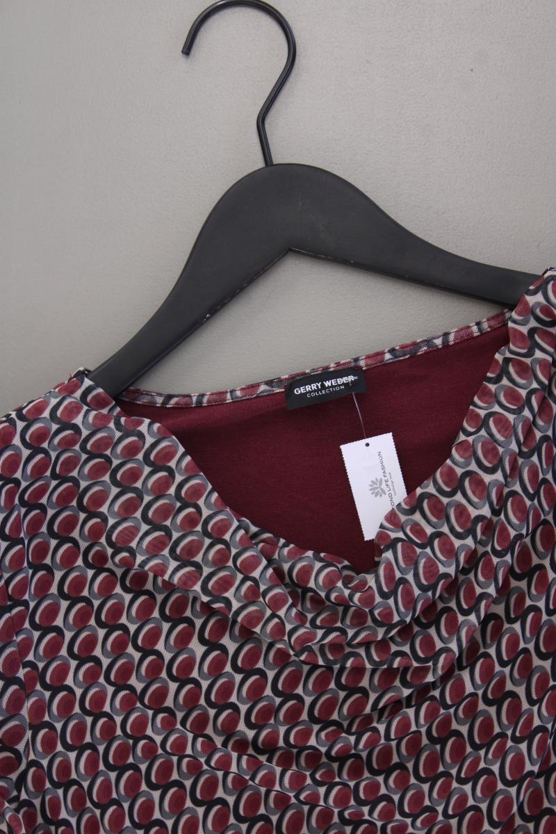 Gerry Weber Langarmbluse Gr. 40 geometrisches Muster lila