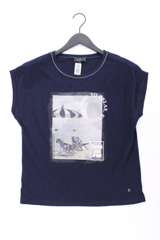 Monari Printshirt Gr. 38 Kurzarm blau